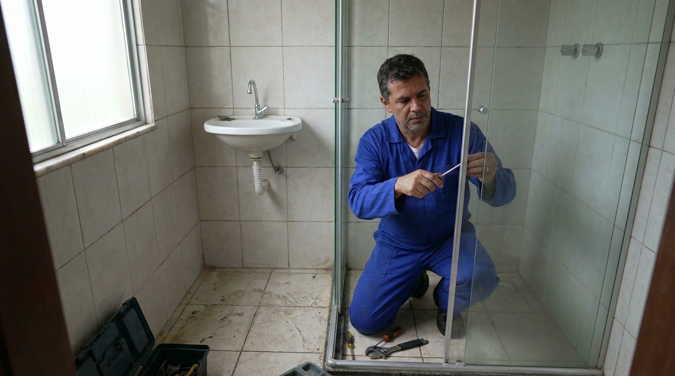 Reparo de box de vidro em Gravataí‑RS
